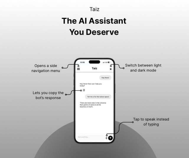 Taiz: AI chatbot